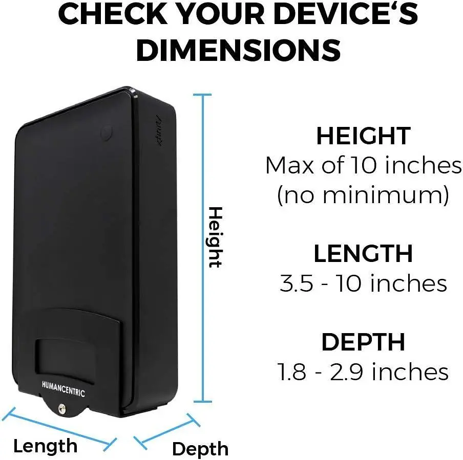 Кріплення для кабельної приставки та модему HumanCentric, регульоване настінне кріплення для невеликих та широких пристроїв, кабел - фото 3