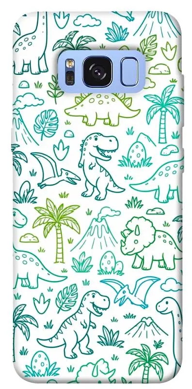 TPU чохол Demsky Dino pattern для Samsung G950 Galaxy S8