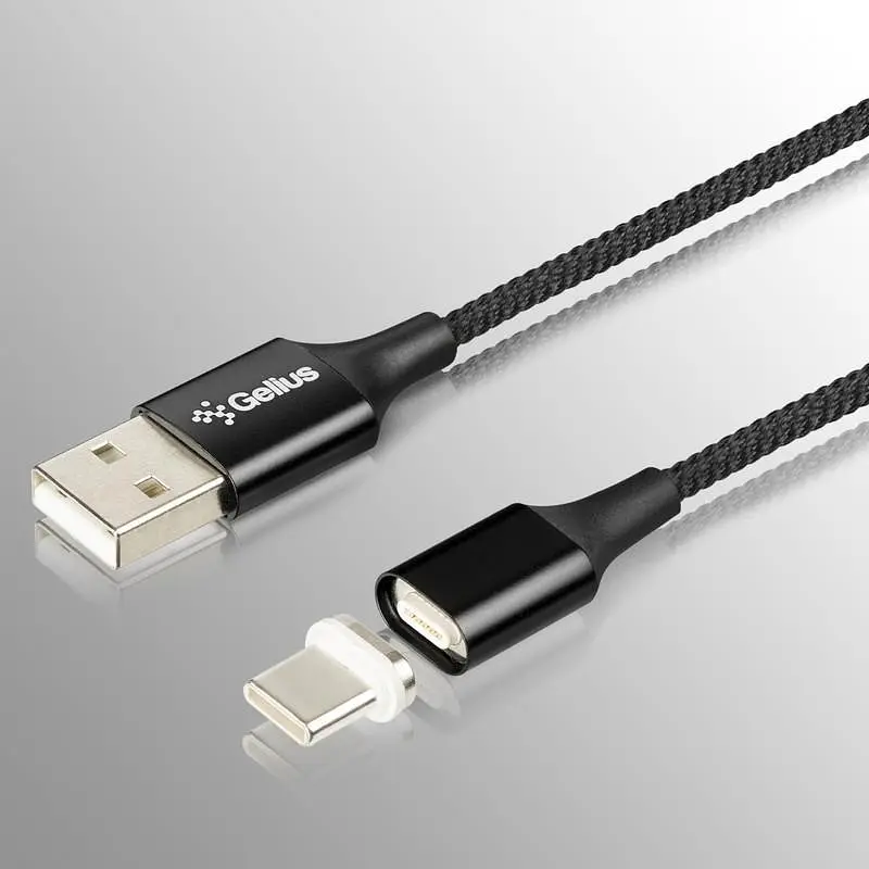 USB кабель Gelius Pro Magenta Transfer GP-MC-03m MicroUSB Black - фото 2