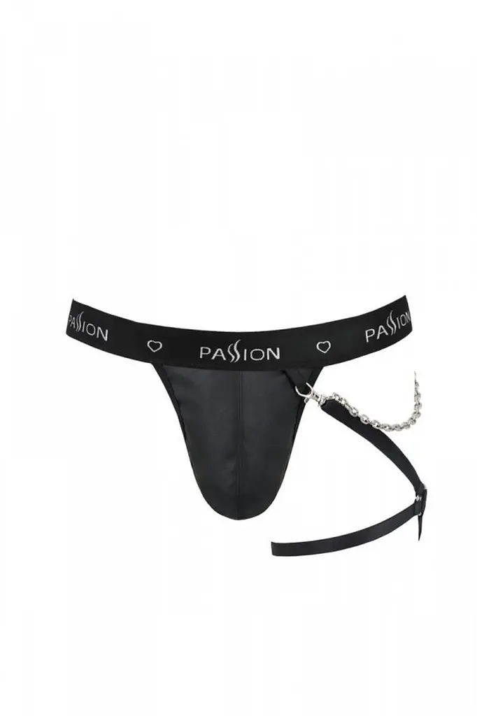 Чоловічі стрінги Passion 058 THONG BILL black, L/XL - фото 3