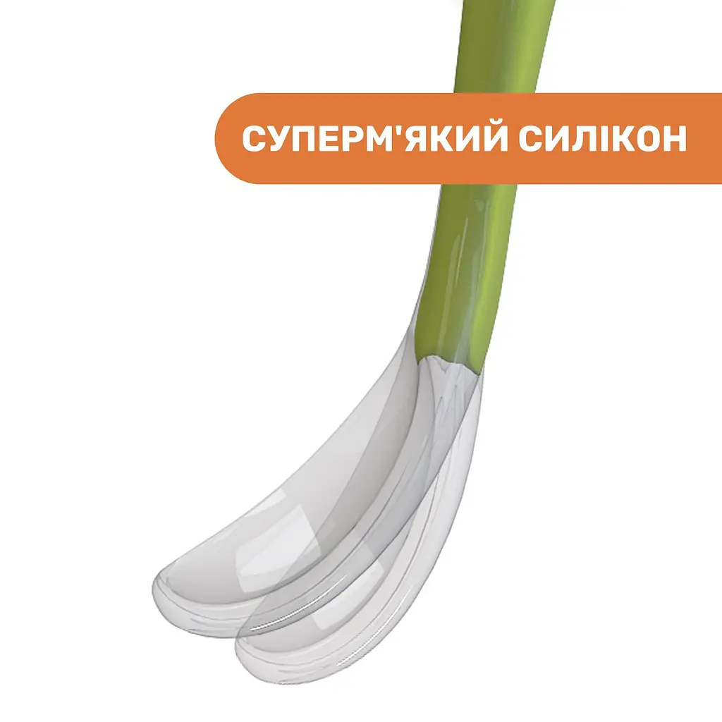 Ложка силиконовая Chicco, 6м+,1 шт., зеленый (06828.51) - фото 4
