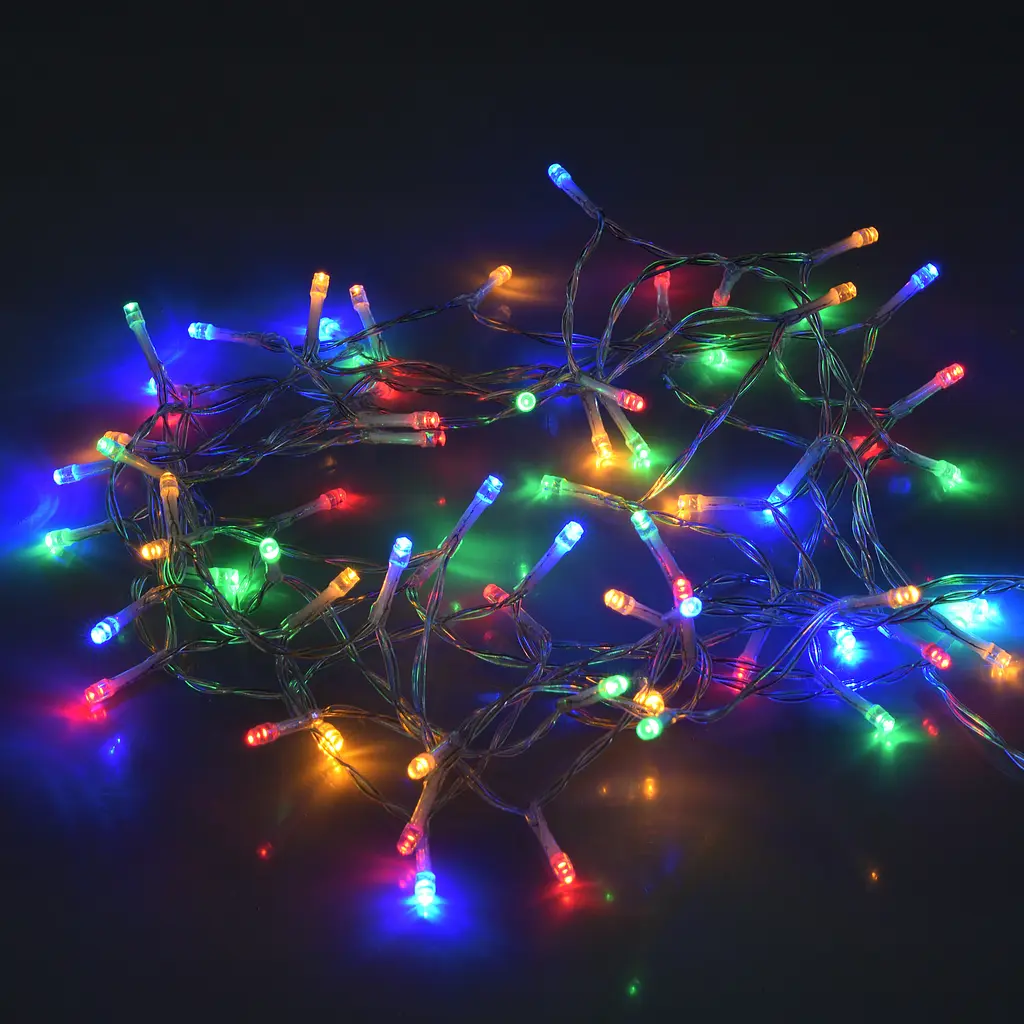 Електрогірлянда Yes! Fun нитка 70 LED статична 4.9 м різнокольорова (975058) - фото 4
