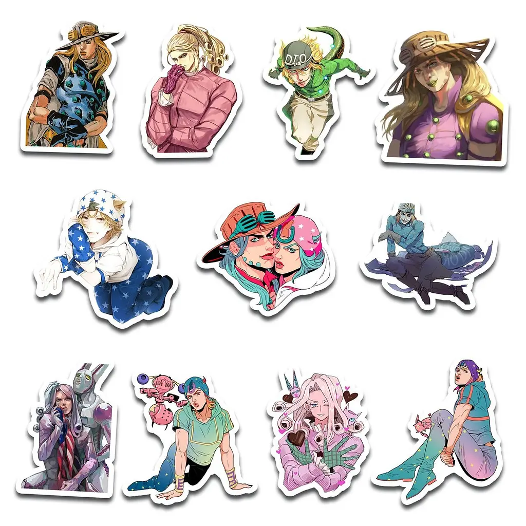 Стикерпак GeekLand JoJo Steel Ball Run 45 штук (SP JJ 01) - фото 2