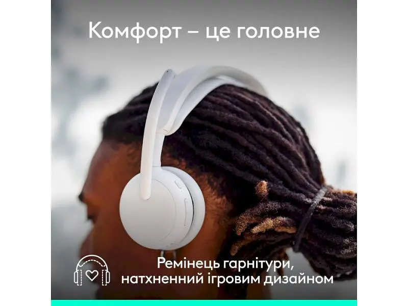 Навушники з мікрофоном Logitech Zone Wireless 2 ES Off-White (981-001508) - фото 6