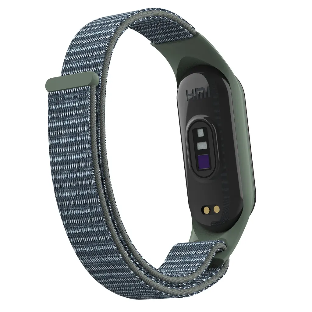 Ремінець нейлоновий ArmorStandart для Xiaomi Mi Band 7/6/5/4 Military Green (ARM67845) - фото 2