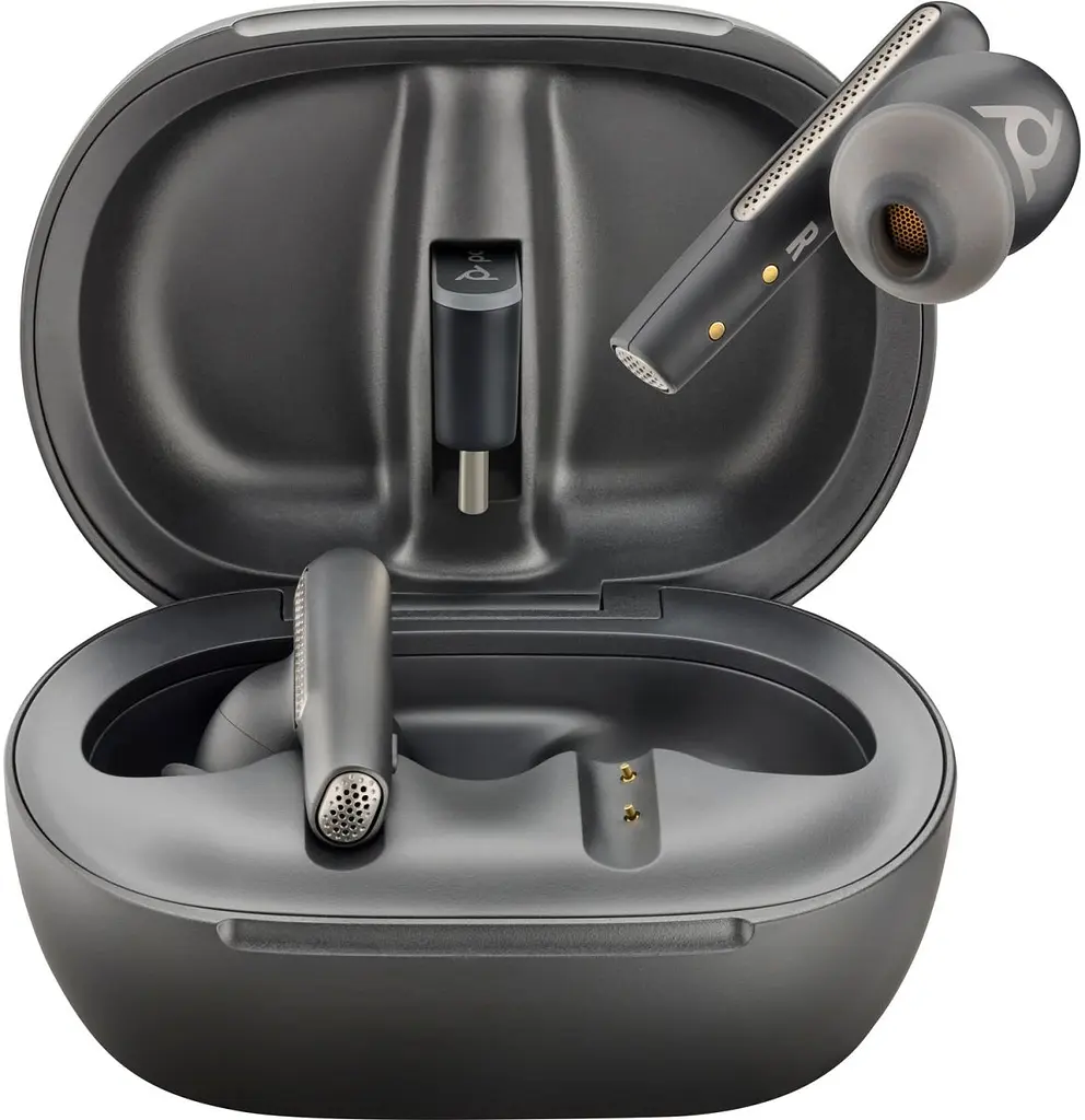 Навушники TWS Poly Voyager Free 60 + Earbuds + BT700C + TSCHC Black (7Y8G4AA) - фото 4