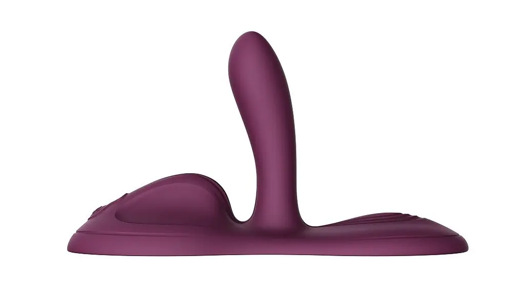 Sit-on-top смарт-вібратор Zalo - Flora Smart Vibrating Pad Velvet Purple, 9 моторів - фото 3