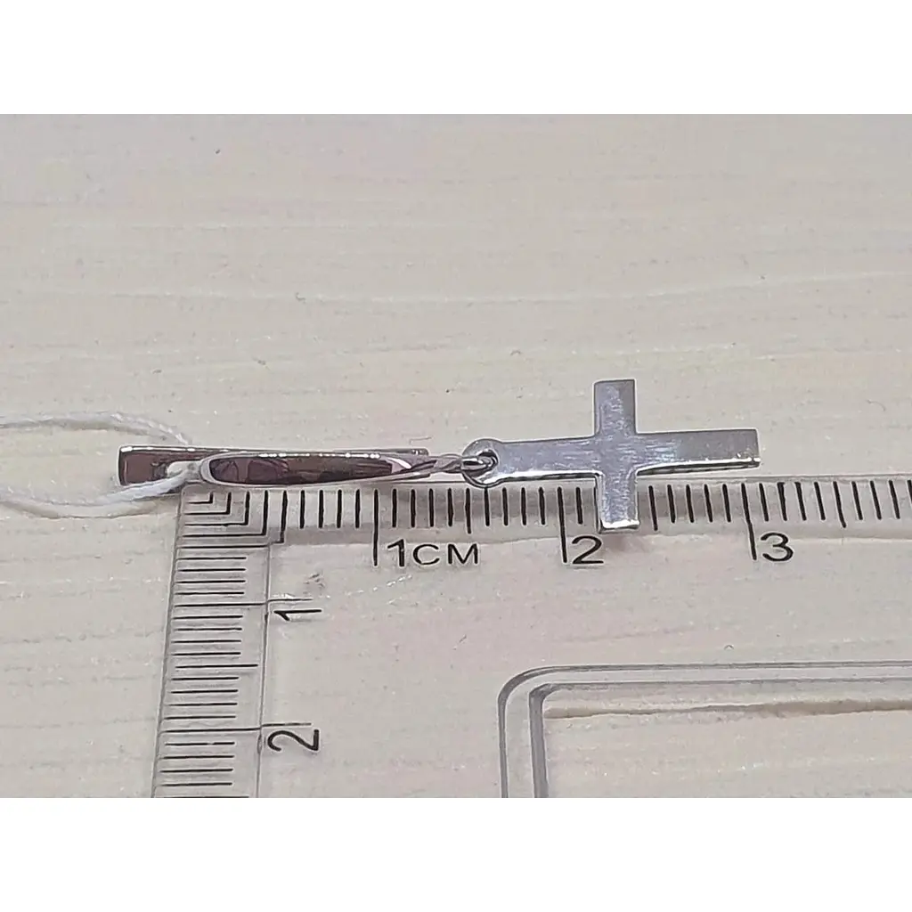 Серебряная моносерьга Vegas Крестик. 20196/1Р - фото 5