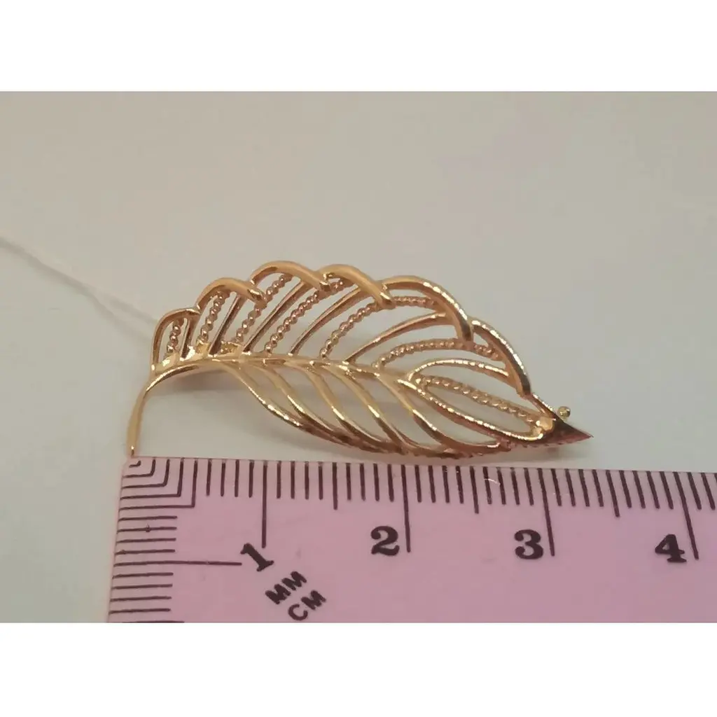 Золотая брошь Столичная Ювелирная Фабрика. 360030 - фото 3