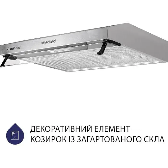 Витяжка Minola HPL 614 I пласка - фото 3