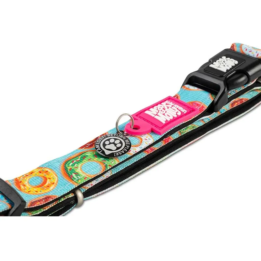 Ошейник для собак Max & Molly Smart ID Collar Donuts M 35-55x2.5 см - фото 2