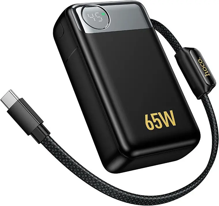 Портативний акумулятор Hoco Q53 Skillful 65W 12000mAh black - фото 3