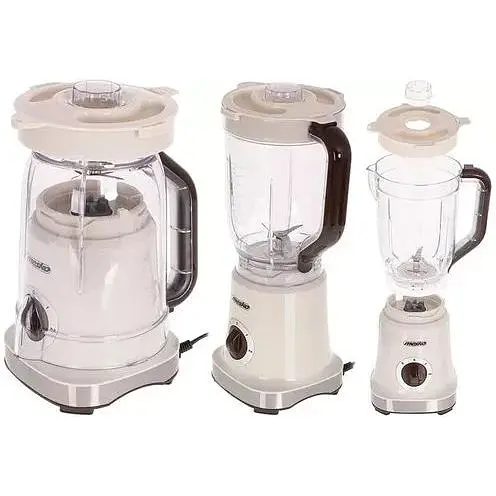 Блендер стационарный Mesko MS 4079 1000 Вт 2 скорости 1.8 л бежевый - фото 4