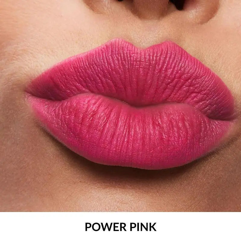 Увлажняющая матовая губная помада Avon Ультра 24 Ярко-розовый/Power Pink 3.6 г (158511251) - фото 2