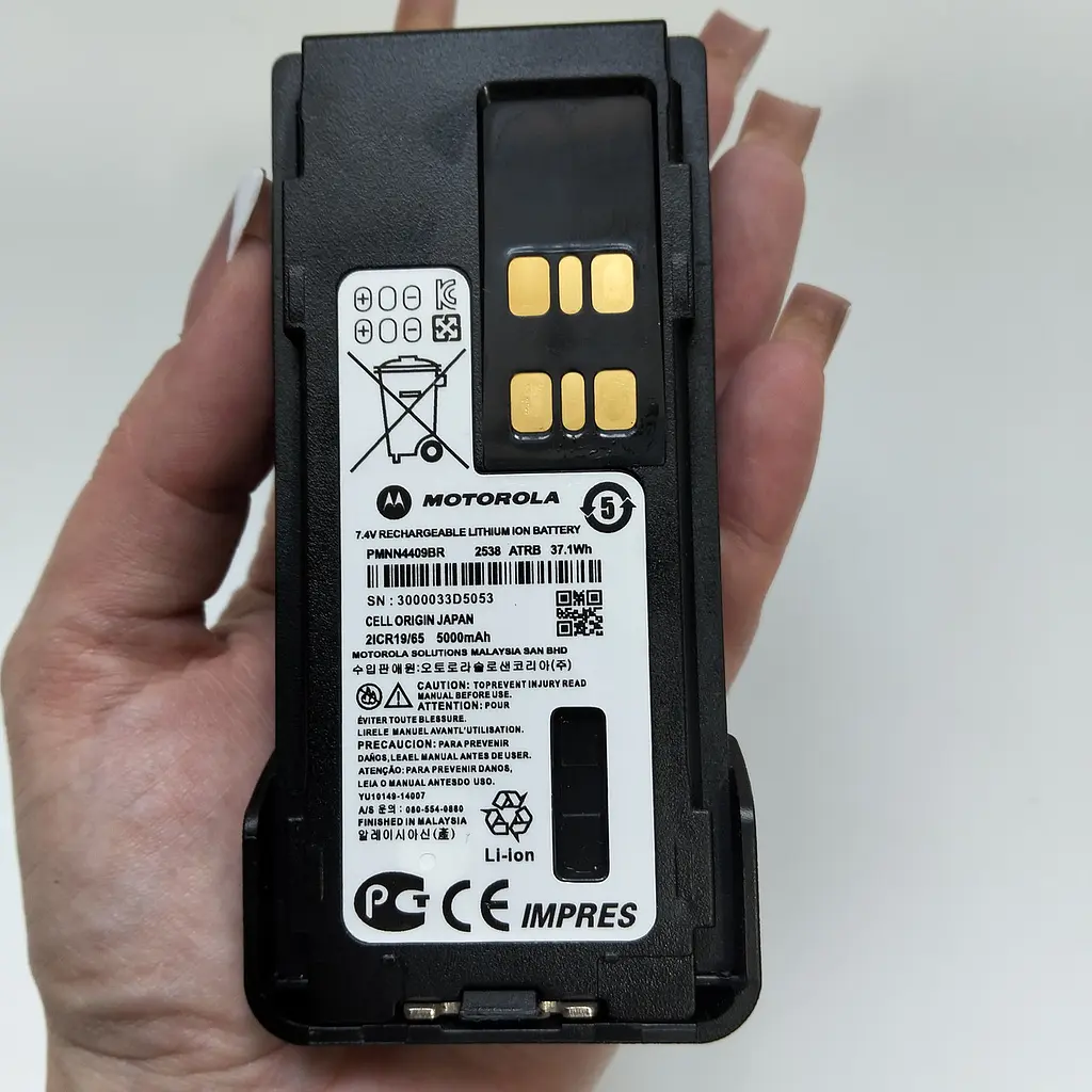 Акумулятор для Рації Motorola DP4400 5000 mAh з USB-C Батарея на Радіостанцію Моторола DP4800 DP4600 DP4400e + кліпса - фото 4