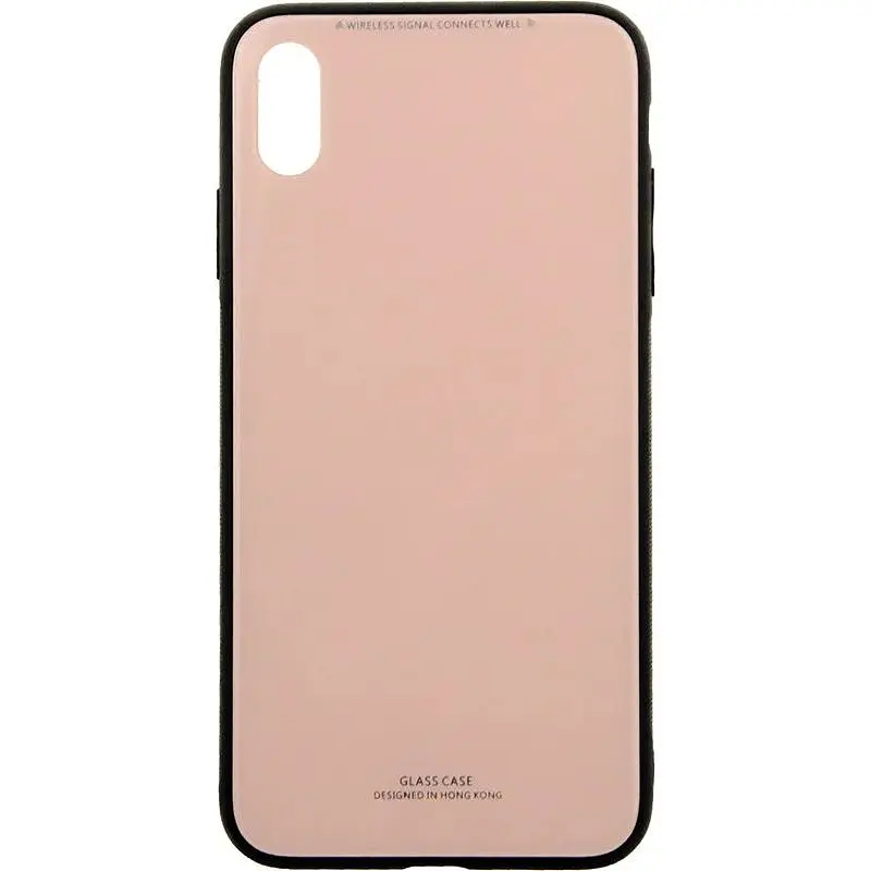 Чохол-накладка Toto Pure Glass Case Apple iPhone XS Max Pink - фото 3