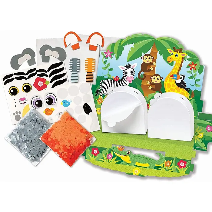 Набір для творчості Melissa & Doug Конфетті для виробів Друзі сафарі (MD30182) - фото 3