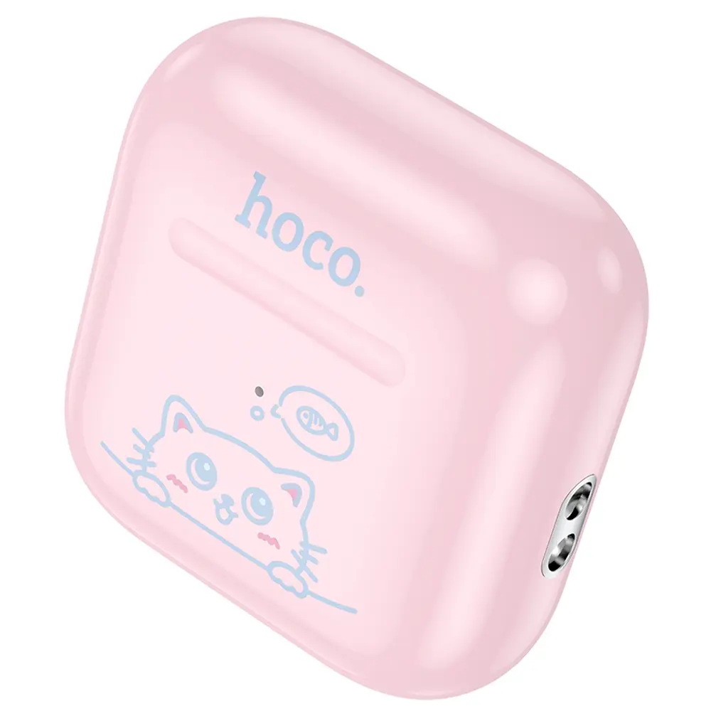 Беспроводные TWS наушники Hoco EW112 вкладыши детские, BT5.4, 30mAh, 200mAh, 4h, pink - фото 2