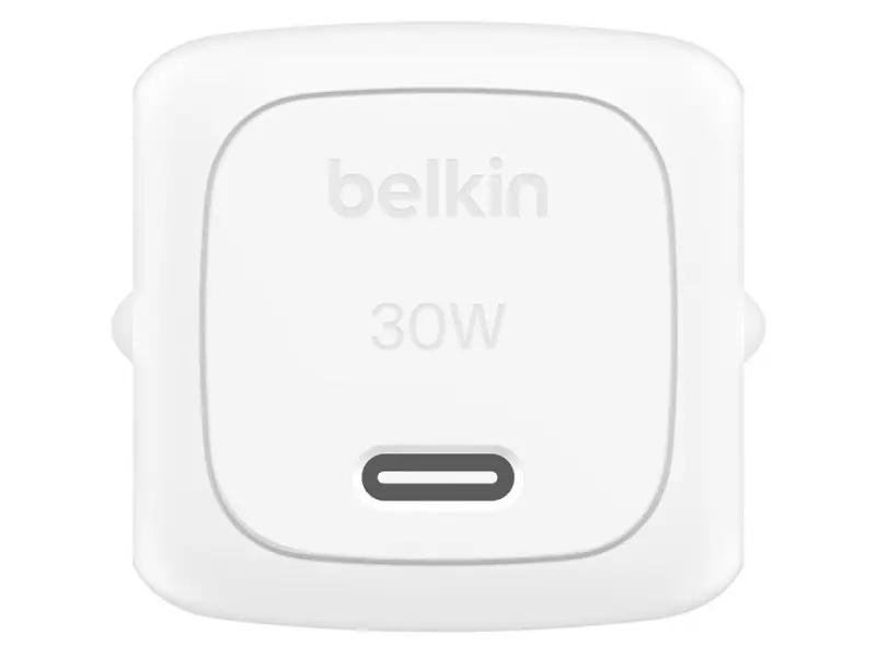 Мережевий зарядний пристрій Belkin BoostCharge Compact 30 W White (WCA008KQWH) - фото 3