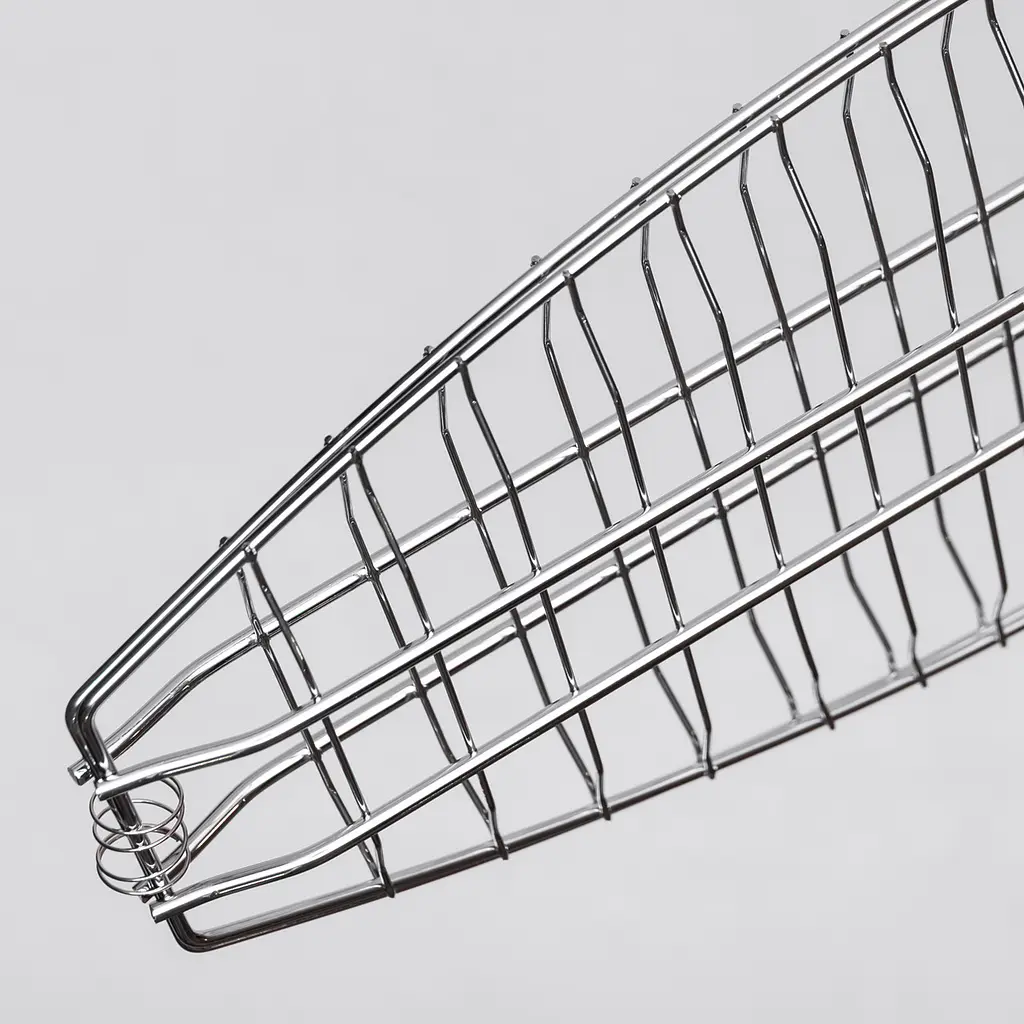 Решетка-гриль для рыбы Yiwu из нержавеющей стали 37х15 см для костра мангала кемпинга решетка для барбекю гриля шашлыка BQ-11 - фото 5