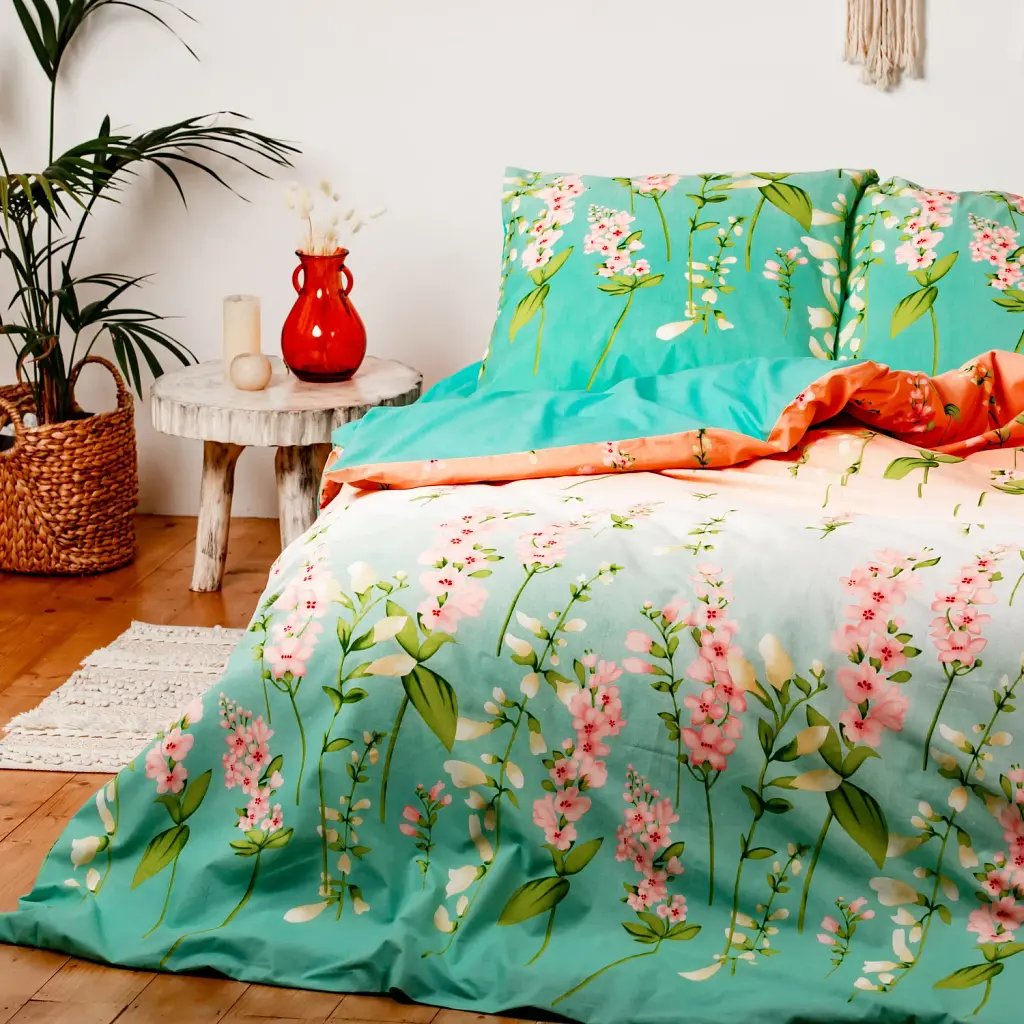 Постільна білизна ТЕП Everyday collection Antonia 70х70 євро бірюзова - фото 3