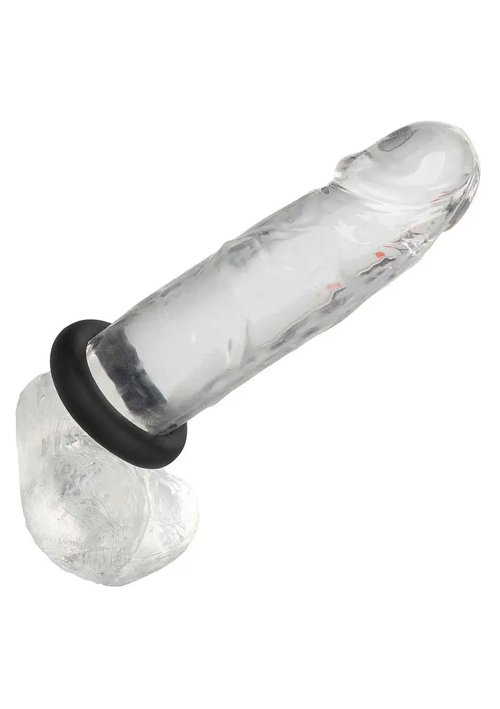Ерекційне кільце Calexotics Alpha Prolong Medium 2 см (чорний) - фото 5