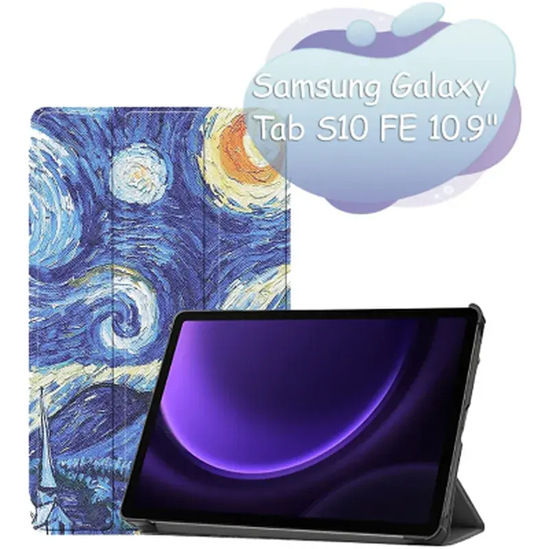 Чохол до планшета BeCover Smart Case Samsung Galaxy Tab S10 FE (SM-X520/SM-X526) 10.9" Night (713287)
