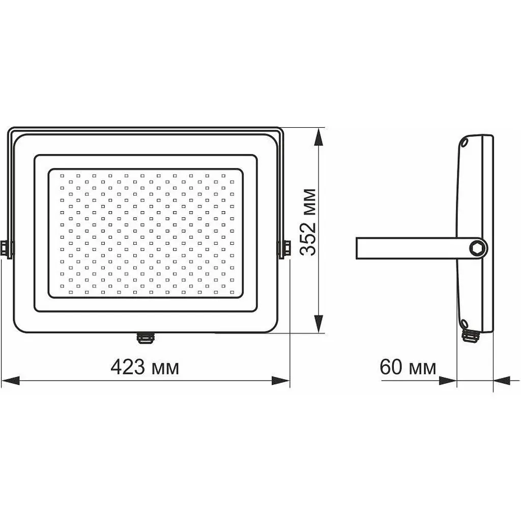 Світлодіодний прожектор Videx 150W 5000K Білий (VL-F1505W) [144878] - фото 3