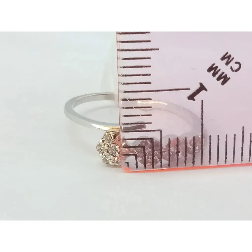 Золотое кольцо Favoritum с фианитами. 111860_Б 16 - фото 6