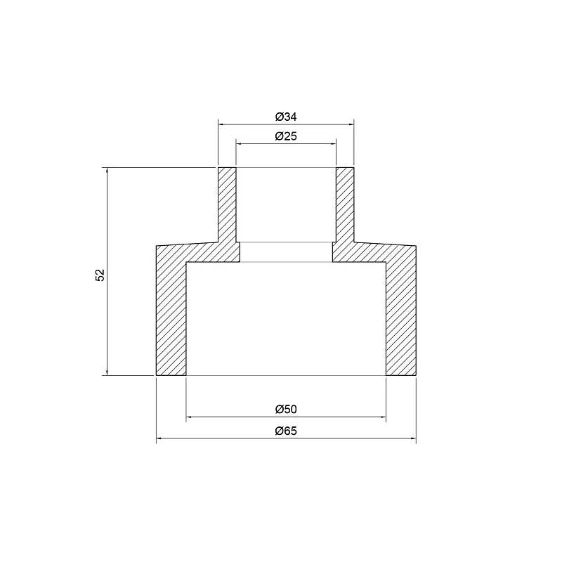 Муфта PPR Thermo Alliance 50х25 перехідна DSB108