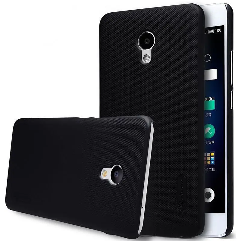 Чехол-накладка Nillkin Super Frosted Shield Meizu M3e Black - фото 2