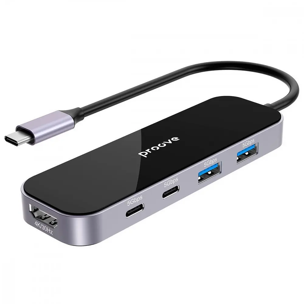 Type-C-Хаб Proove Shadow (2*USB3.0 + Type-C + PD100W + HDMI) - фото 7
