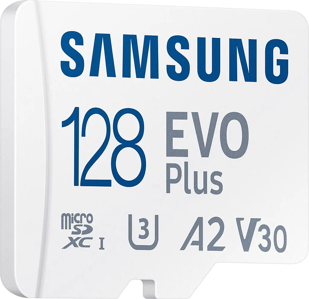 Карта пам'яті Samsung microSDXC EVO Plus 128GB UHS-I U3 V30 A2 + SD Adapter (MB-MC128KA) [83220] - фото 2