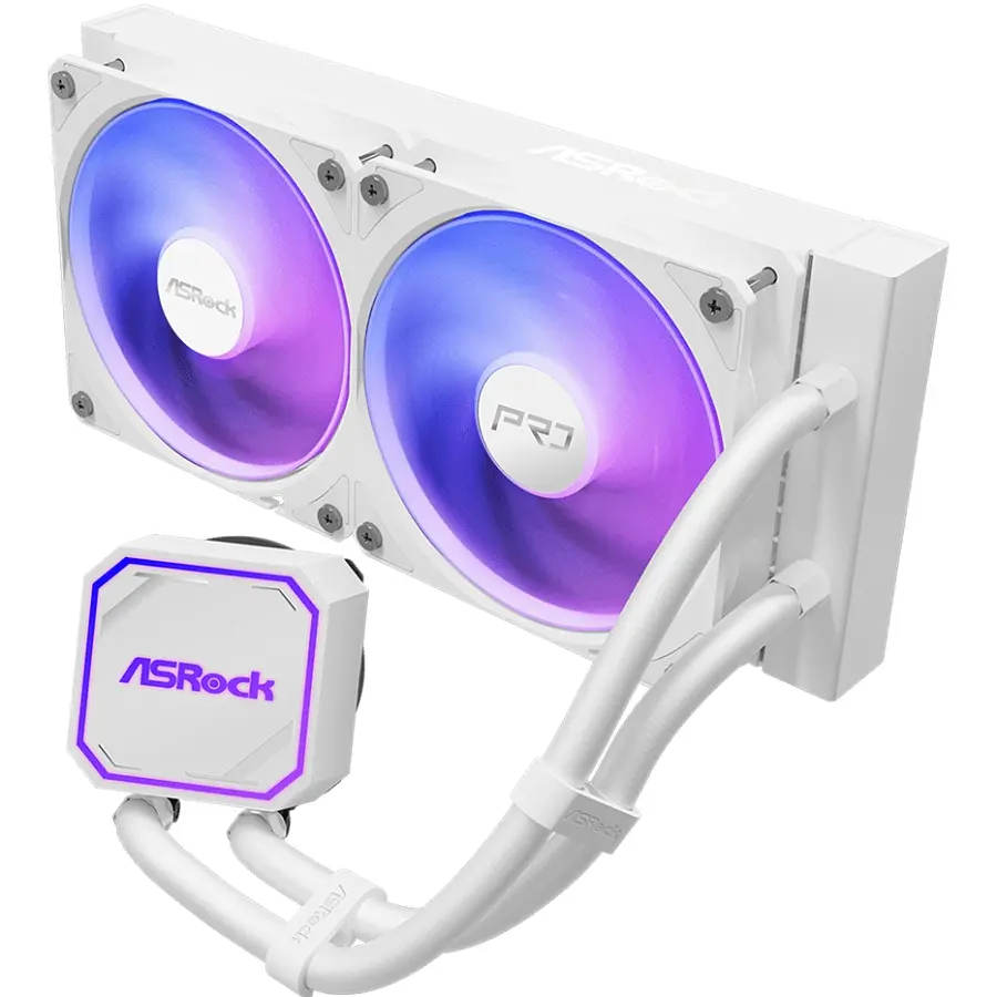 Система водяного охолодження ASRock Pro White 240 ARGB - фото 2