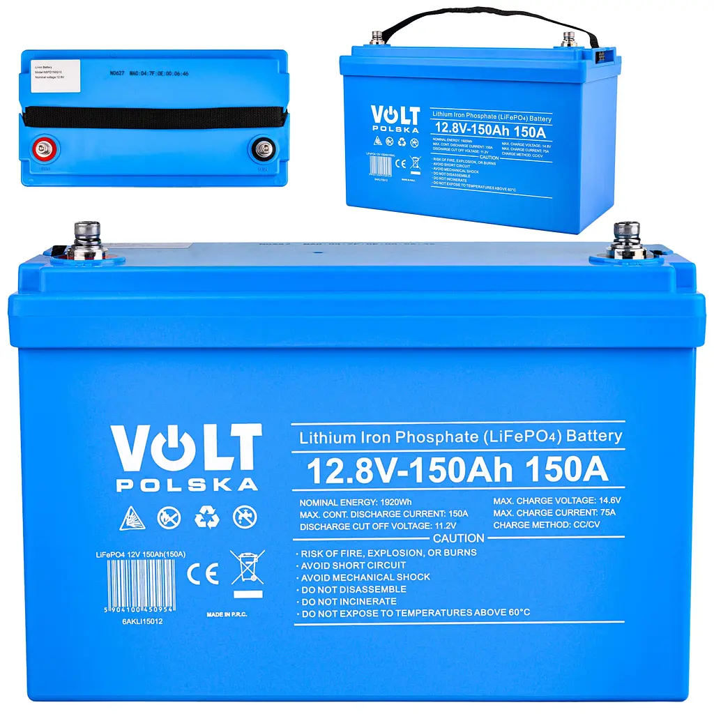 Аккумуляторная батарея Volt Polska LiFePO4 12.8V 150Ah 150А + BMS + Bluetooth - фото 5