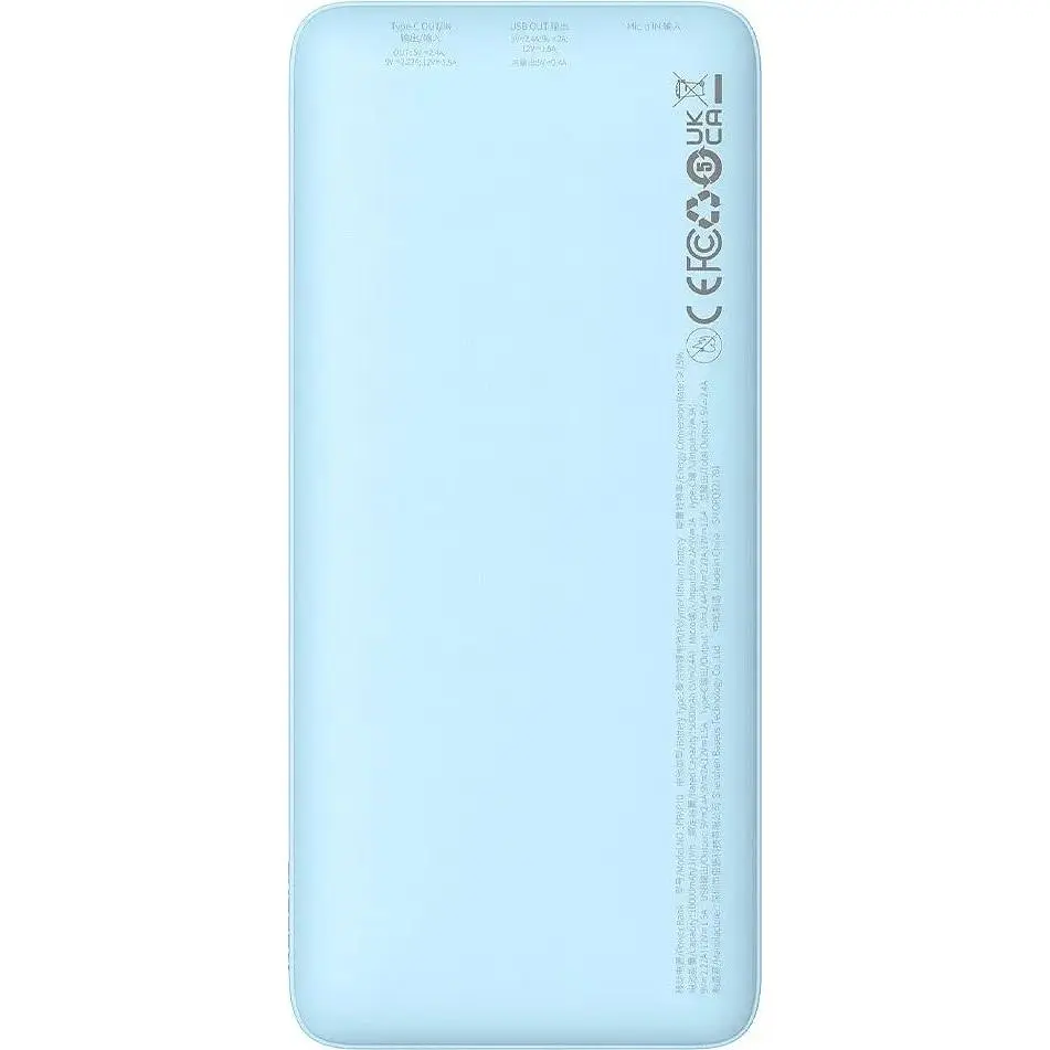 Портативный аккумулятор Baseus Airpow Fast Charge 20W 10000mAh galaxy blue (P10022801313-00) - фото 2