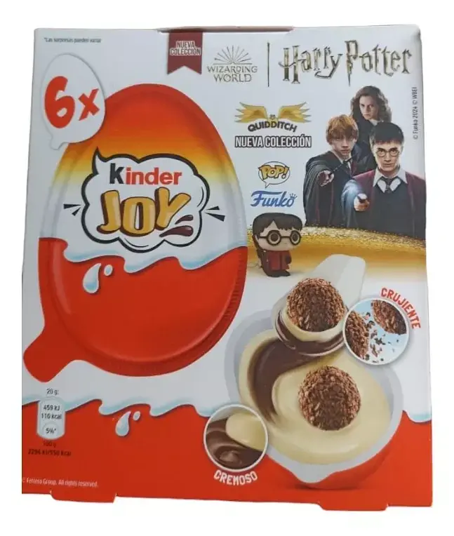 Набір яєць шоколадних Kinder Harry Potter Quidditch Nueva Colección Edición 2024 Funko 6x20 г - фото 2