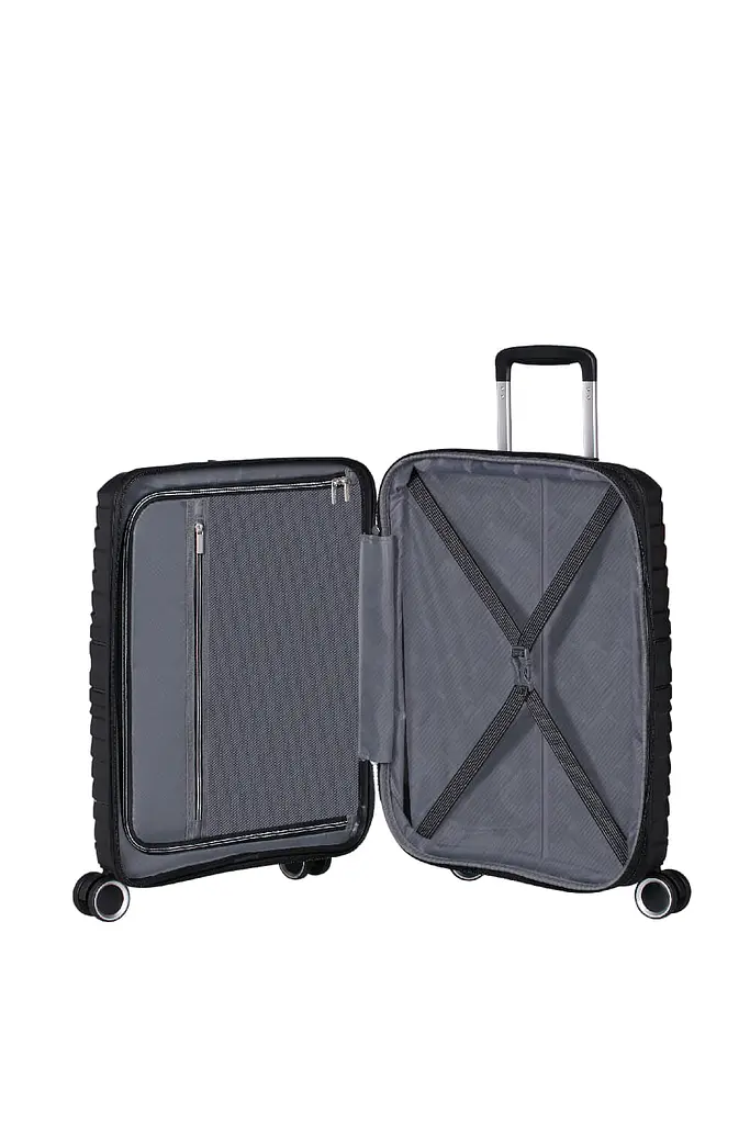 Валіза 55 См American Tourister FLYTWIST SHADOW BLACK 55х40х20(23) MI1*09001 - фото 2