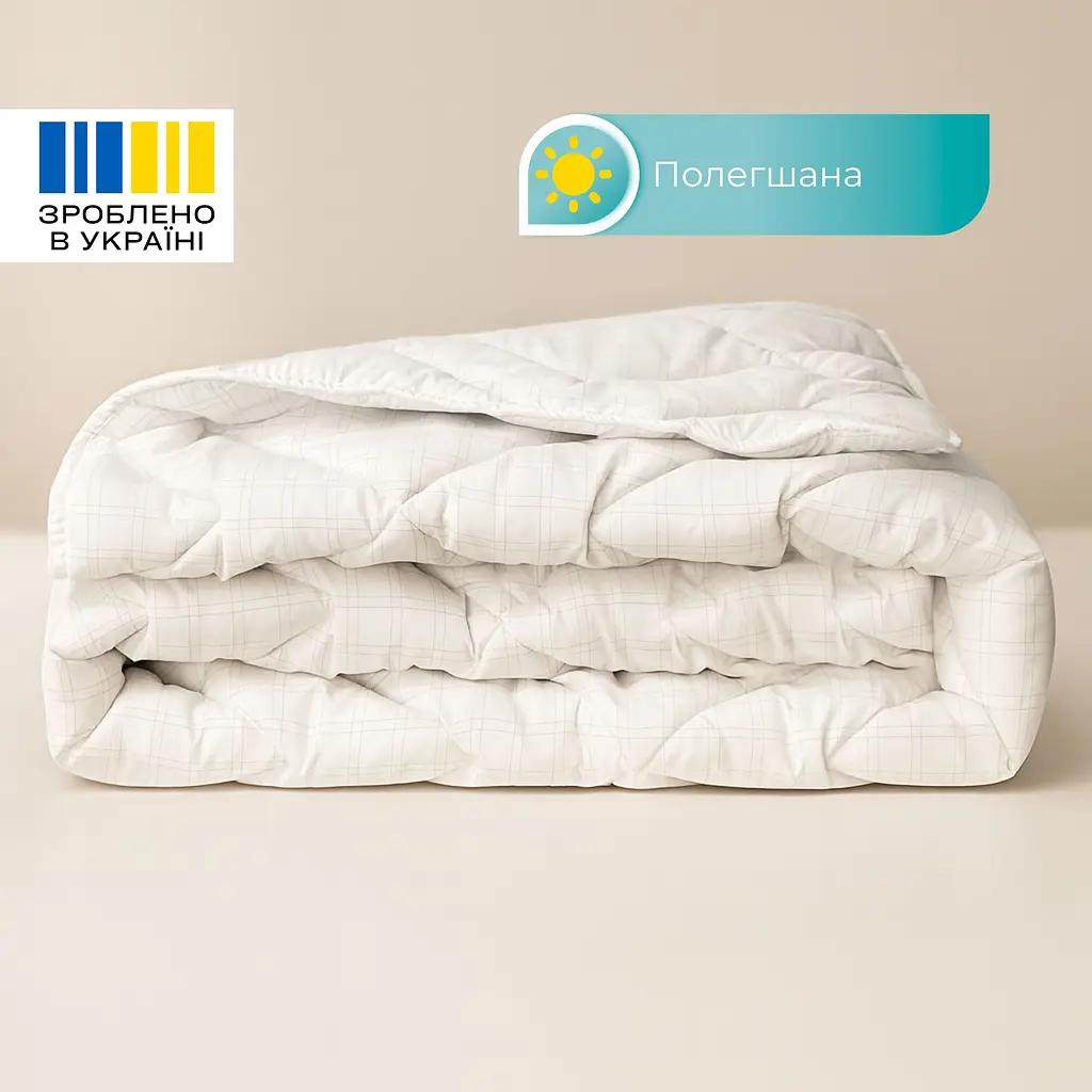 Ковдра літня Ideia Antistatic Sleep гіпоалергенна антистатична 140х210 см біла (8-36389) - фото 2