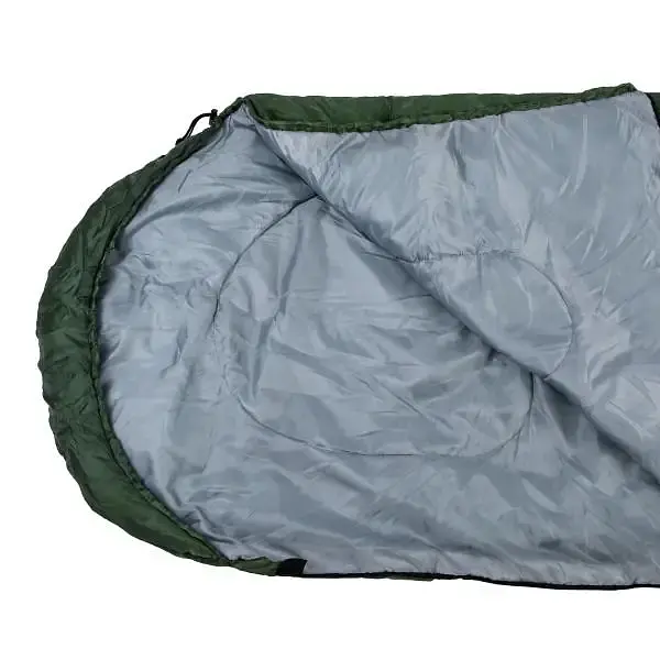 Спальный мешок Lugi с капюшоном хаки LU008 - фото 8