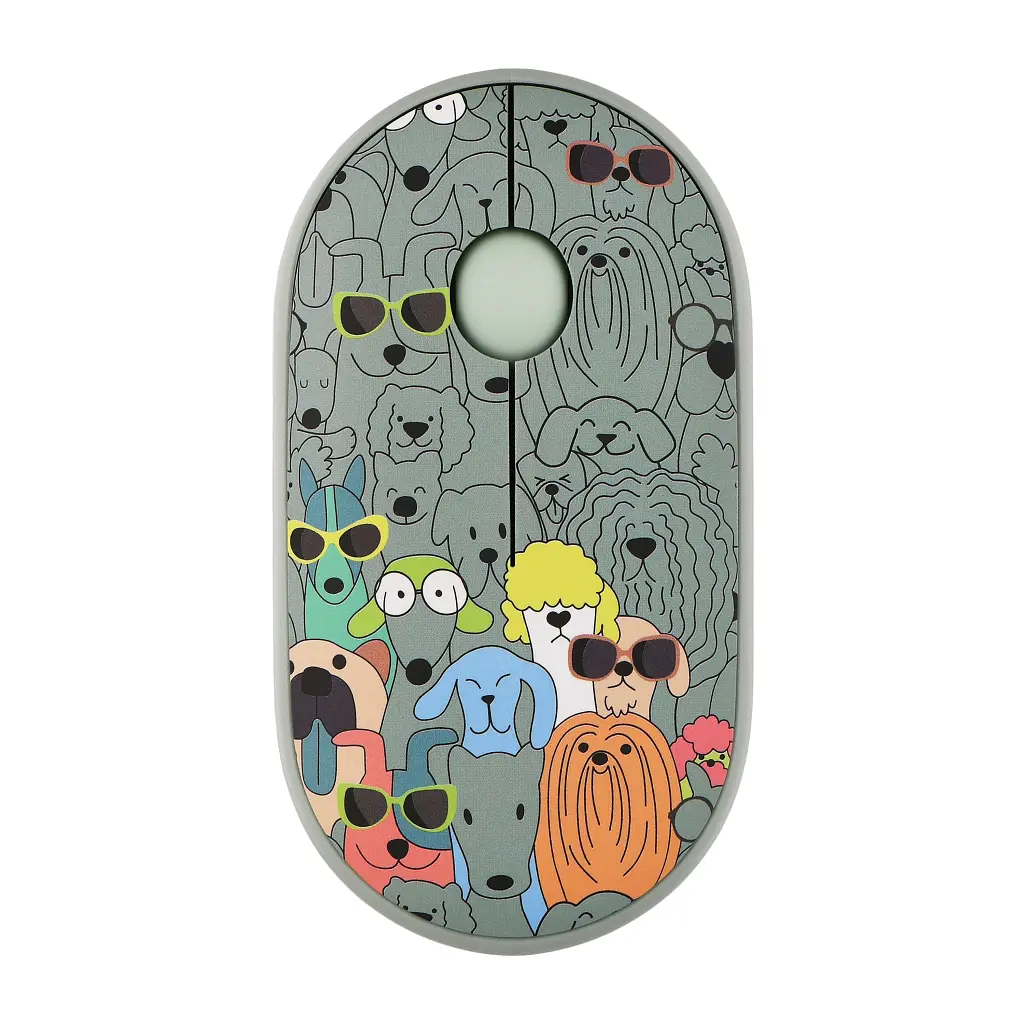 Мишка 2E MF300 PETSDOGS Silent Wireless/Bluetooth Green (2E-MF300WPETSGN) - фото 2