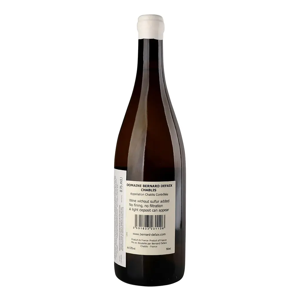 Вино Bernard Defaix Chablis Sans Soufre 2023 белое сухое 12% 0.75 л - фото 2