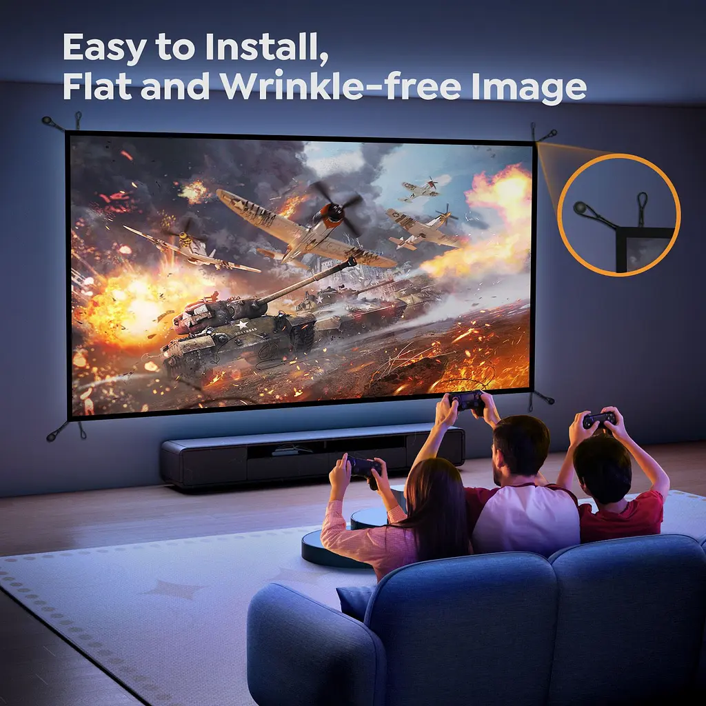 Екран для проектора Yaber 84" 16:9 (Yaber-84Inch-SCREEN) - фото 4