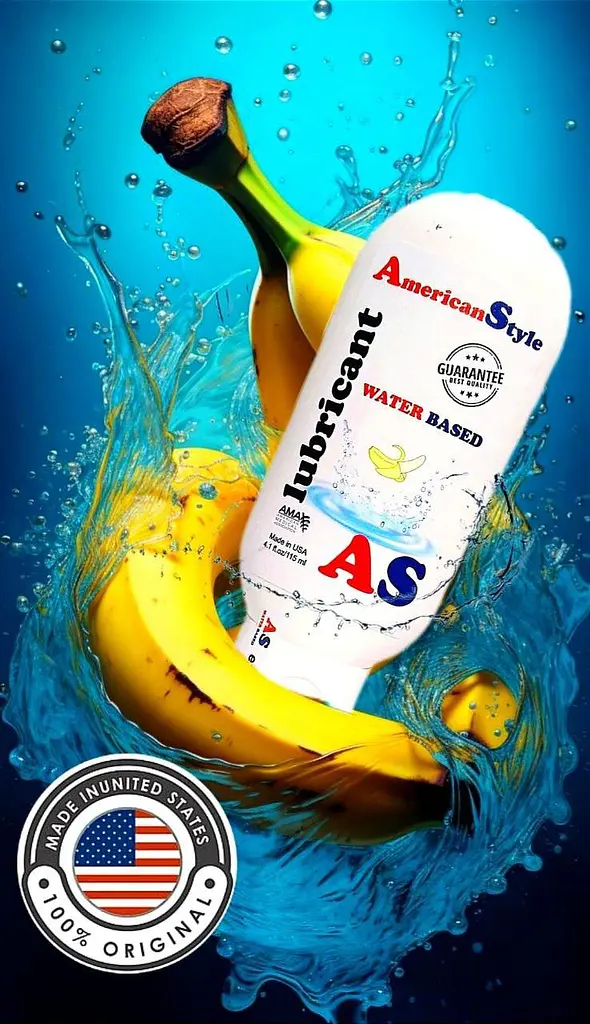 Лубрикант American Style Water Based Lubricant Banana на водной основе Банан 115 мл - фото 2
