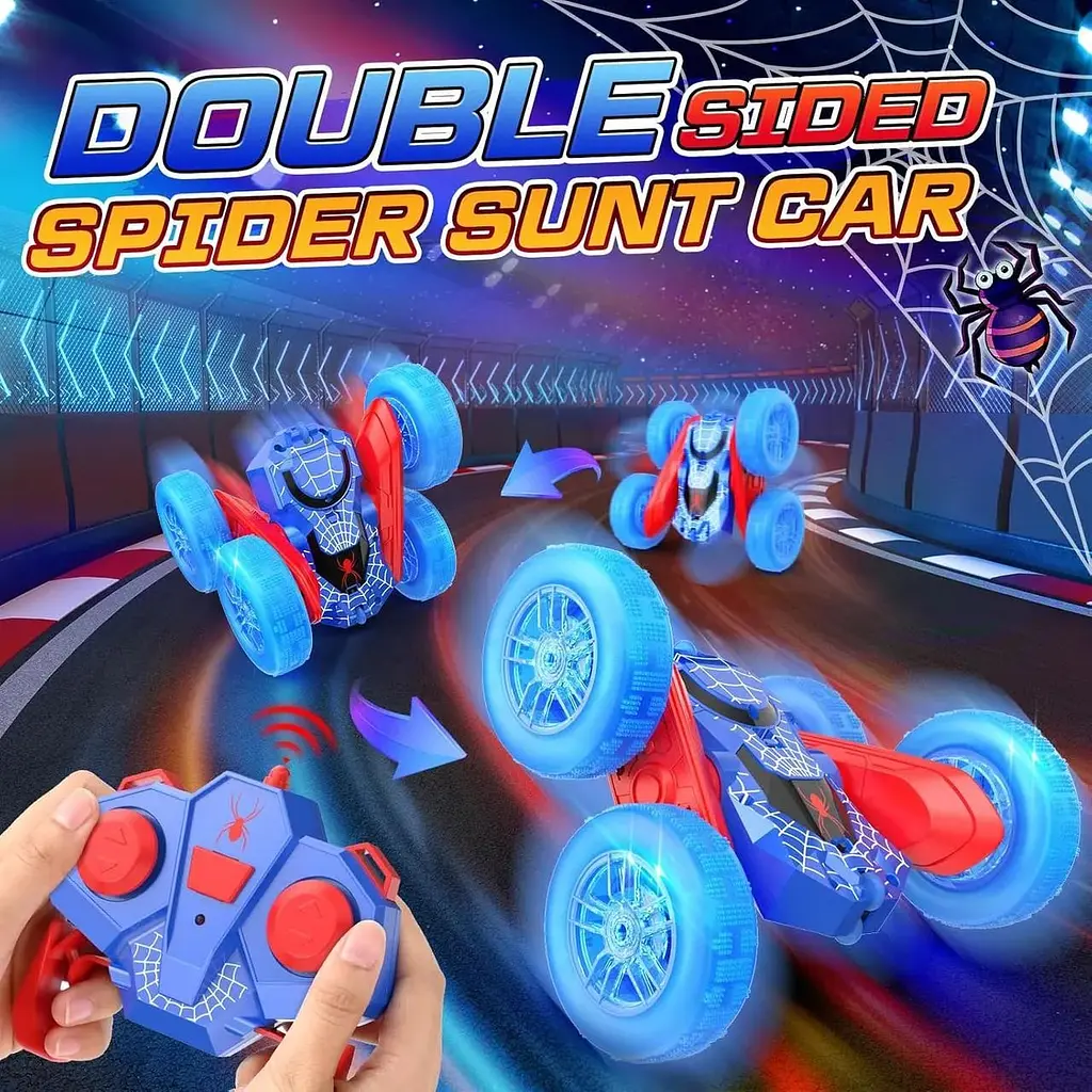 Машинка з дистанційним керуванням NQD Spider - двостороння, що обертається на 360° - фото 3