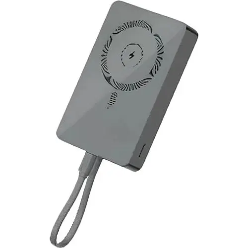 Зовнішній акумулятор магнітний - зарядне бездротове UMETRAVEL M11 Magnetic & Wireless 5000mAh 20W Сірий - фото 2