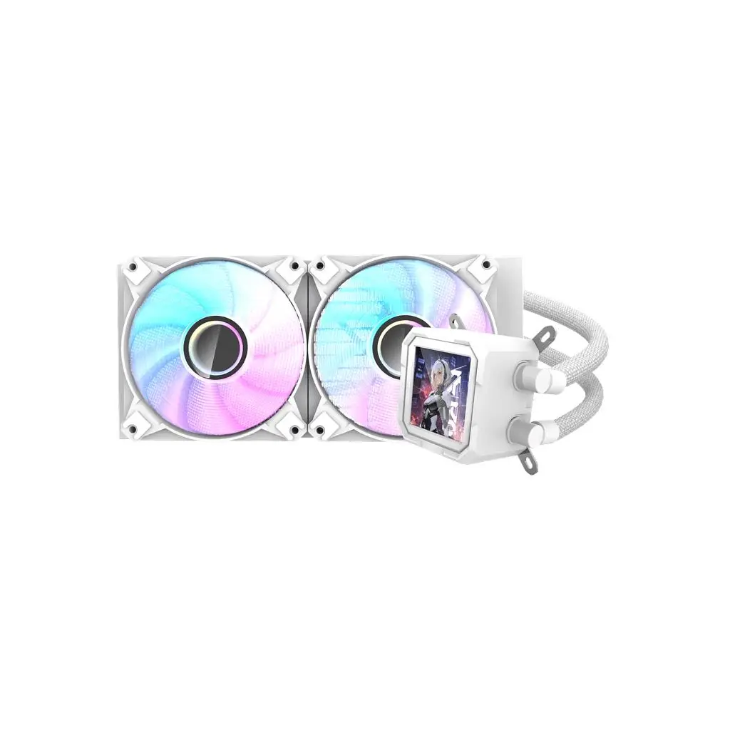 Система жидкостного охлаждения DARKFLASH DV240S WHITE - фото 2