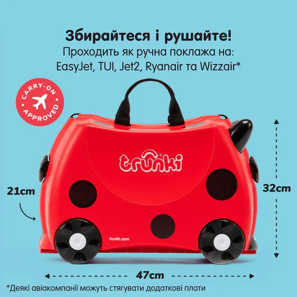Дитяча валіза Trunki Harley (0092-GB01-UKV) - фото 2
