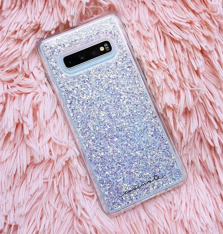 Чохол прозорий протиударний з блискітками Case-Mate Twinkle для Samsung Galaxy S10 (6.1") Stardust (Зоряний пил) - фото 4