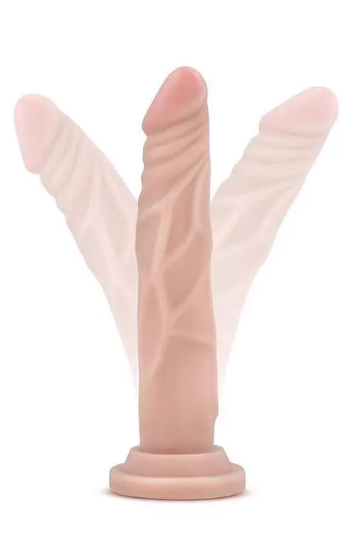 Фалоімітатор Blush Dr. Skin Realistic 7.5", 17.8 см (тілесний) - фото 2